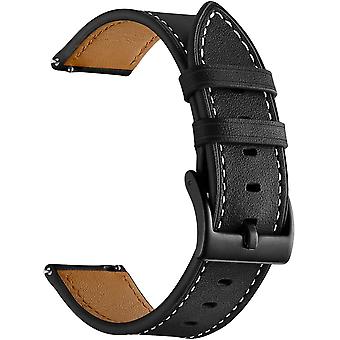 Leather Band Compatible Samsung Galaxy Watch 3 45mm Bands/Galaxy Watch 46mm Bands/Gear S3 Bands, 22mm Wristband Strap Women Men for Galaxy Watch 46mm/