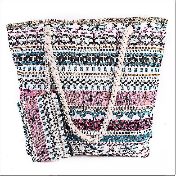 ラージビーチバッグ、ビーチバッグレディースショッパーバッグサマーショルダーバッグキャンバスケープ