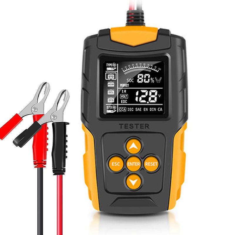 Tk-100 Car Battery Tester 12v 24v Digital Vehicle Cranking Charging Scanner Diagnostic Battery Measurement Analyzer