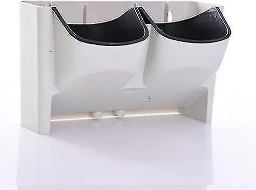 屋内または屋外、バルコニー、テラスホワイト用の垂直吊り下げ壁プランター