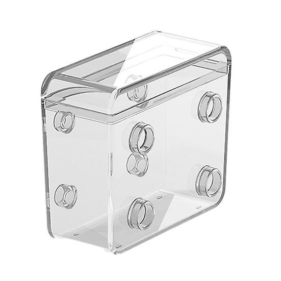 Data Line Storage Box Transparent Portable Smooth Dustproof Moisture-proof with Lid Desktop Organization Earphone Adapter Organizer Case