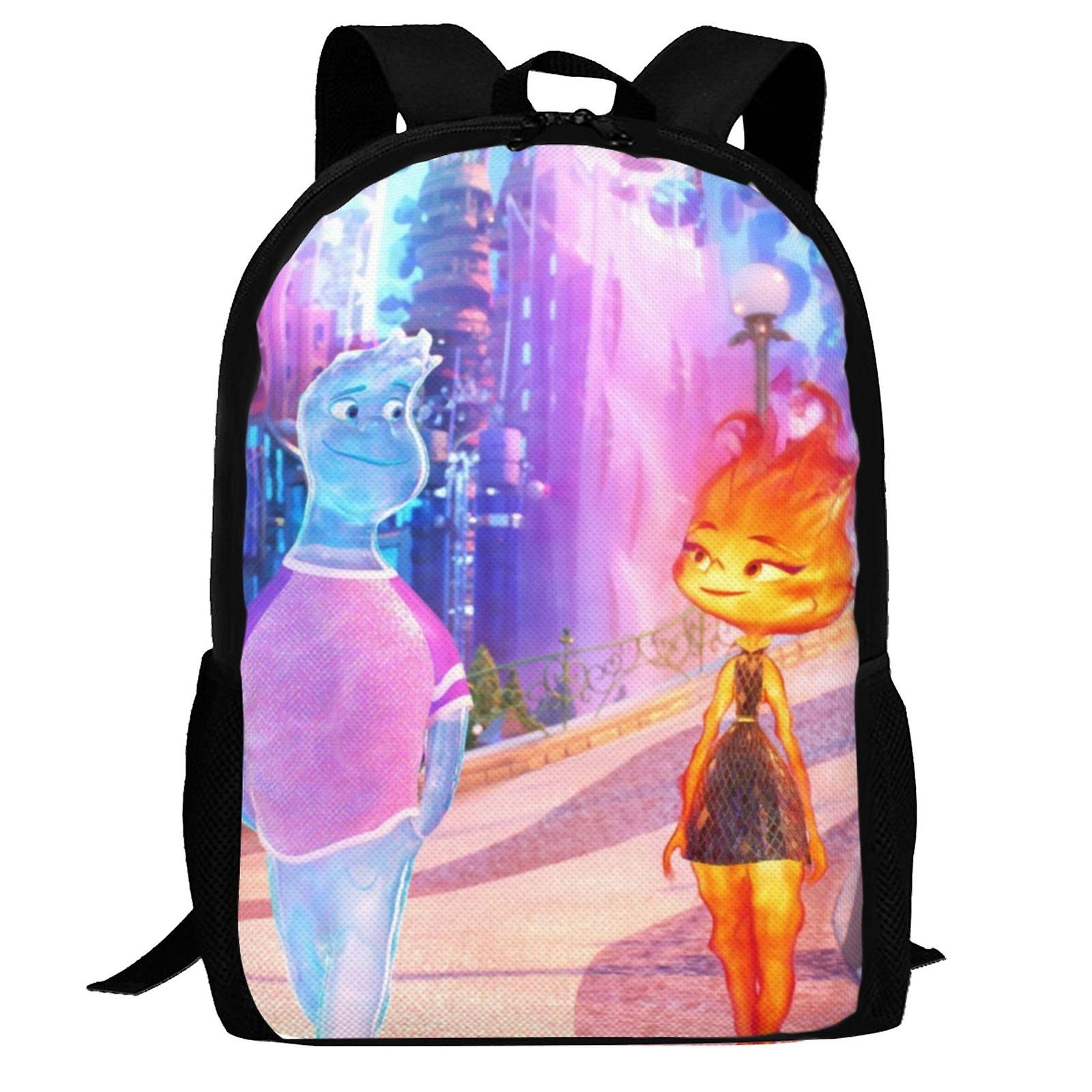 Elemental Backpack,3d Print Laptop Backpack Lightweight Casual Daypack Bookbag Multi-Function Travel Backpack