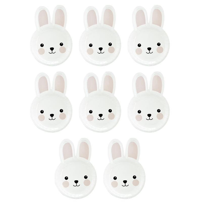 8pcs Bunny Birthday Party Supplies