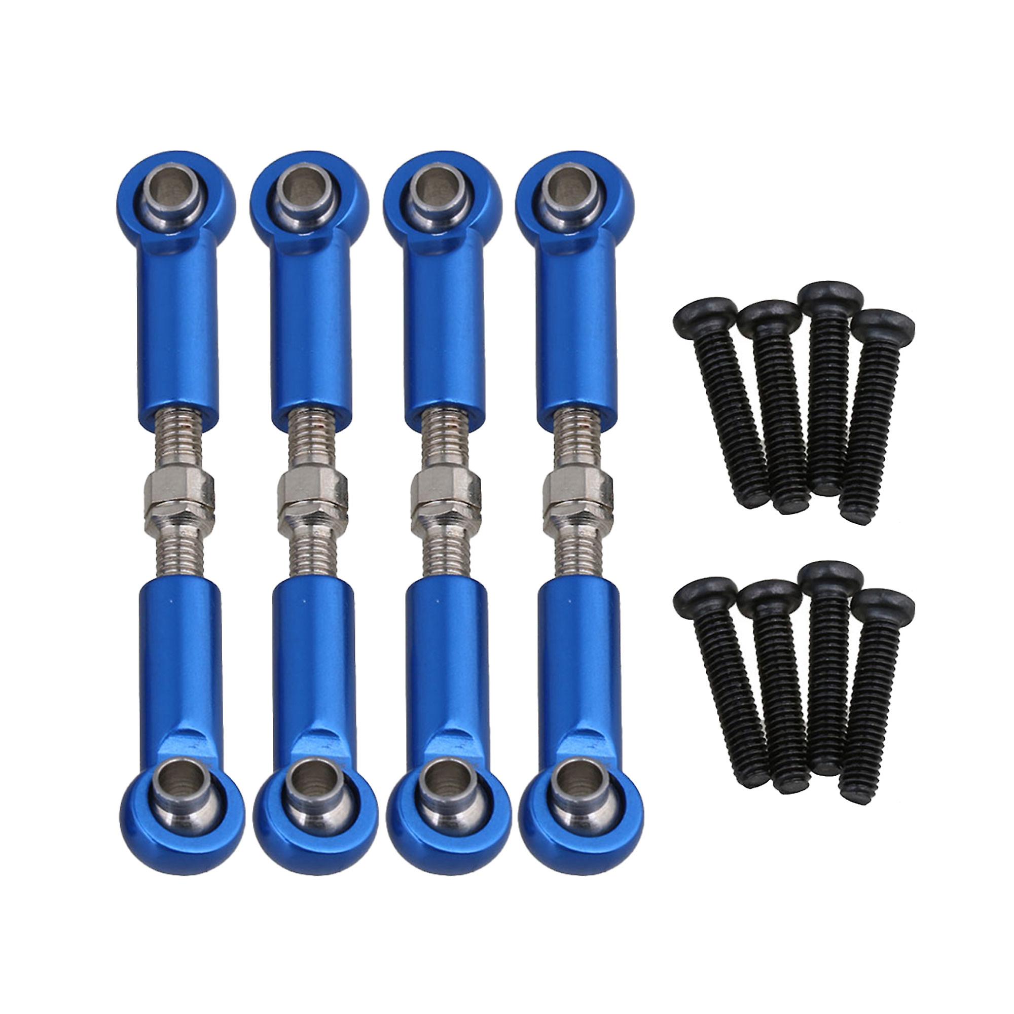 4pcs A580039 RC1:18 Largefoot Car Servo Link Replacement for WL Blue