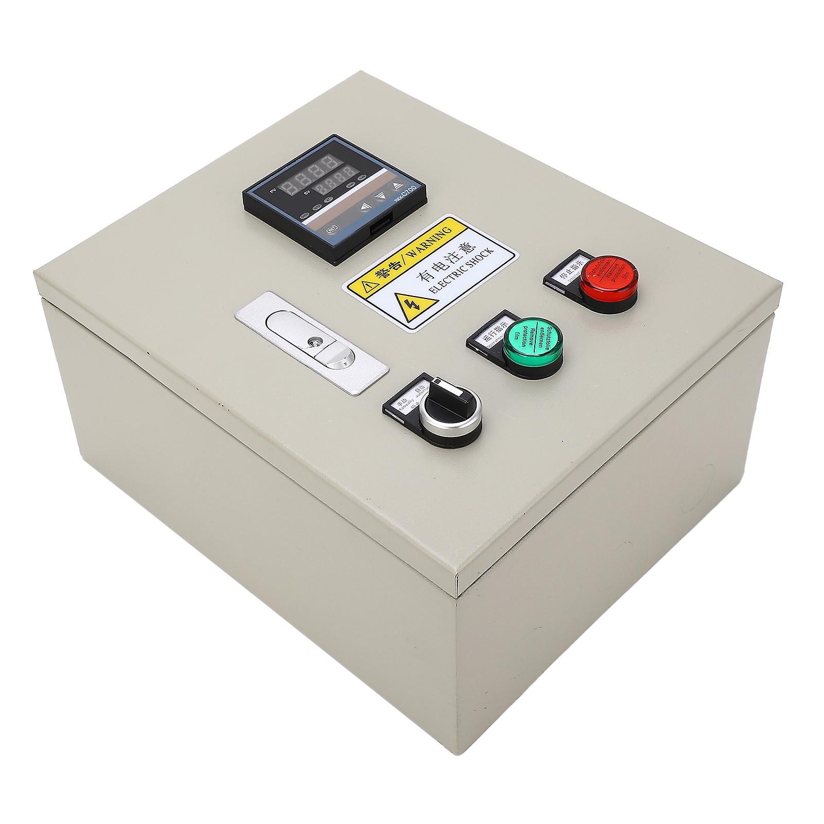 Intelligent Temperature Controller with Thermocouple Digital PID Thermostat Box 380VAC 3 Phase 7.5KW 