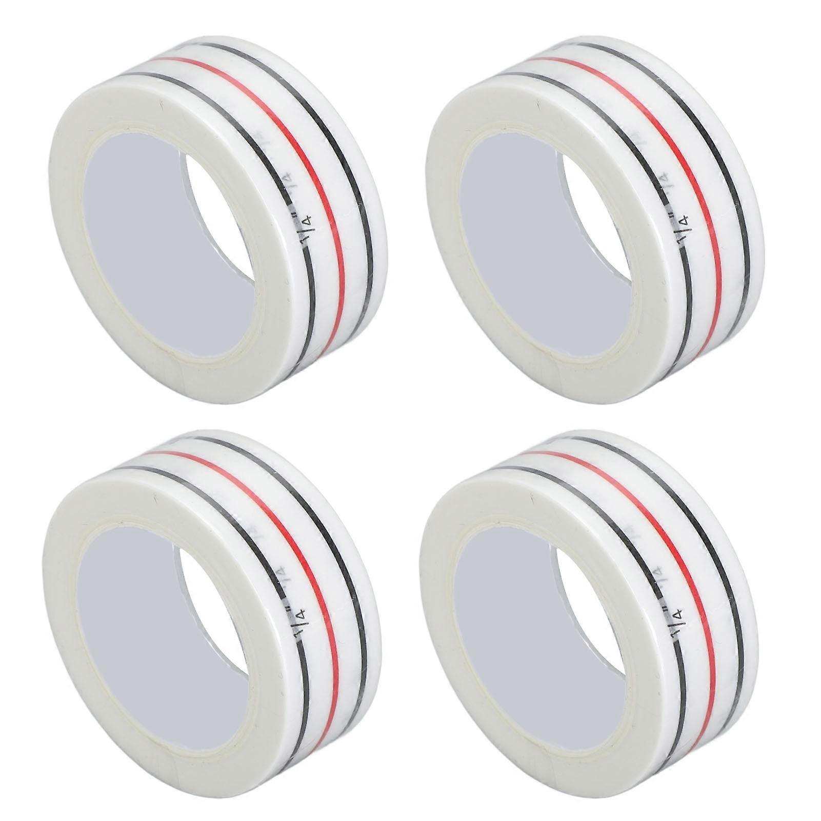 4 قطع 1/4 بوصة التماس قطري التماس أشرطة المهنية طبقات قطري مستقيم أشرطة لملحقات الخياطة 32.8ft