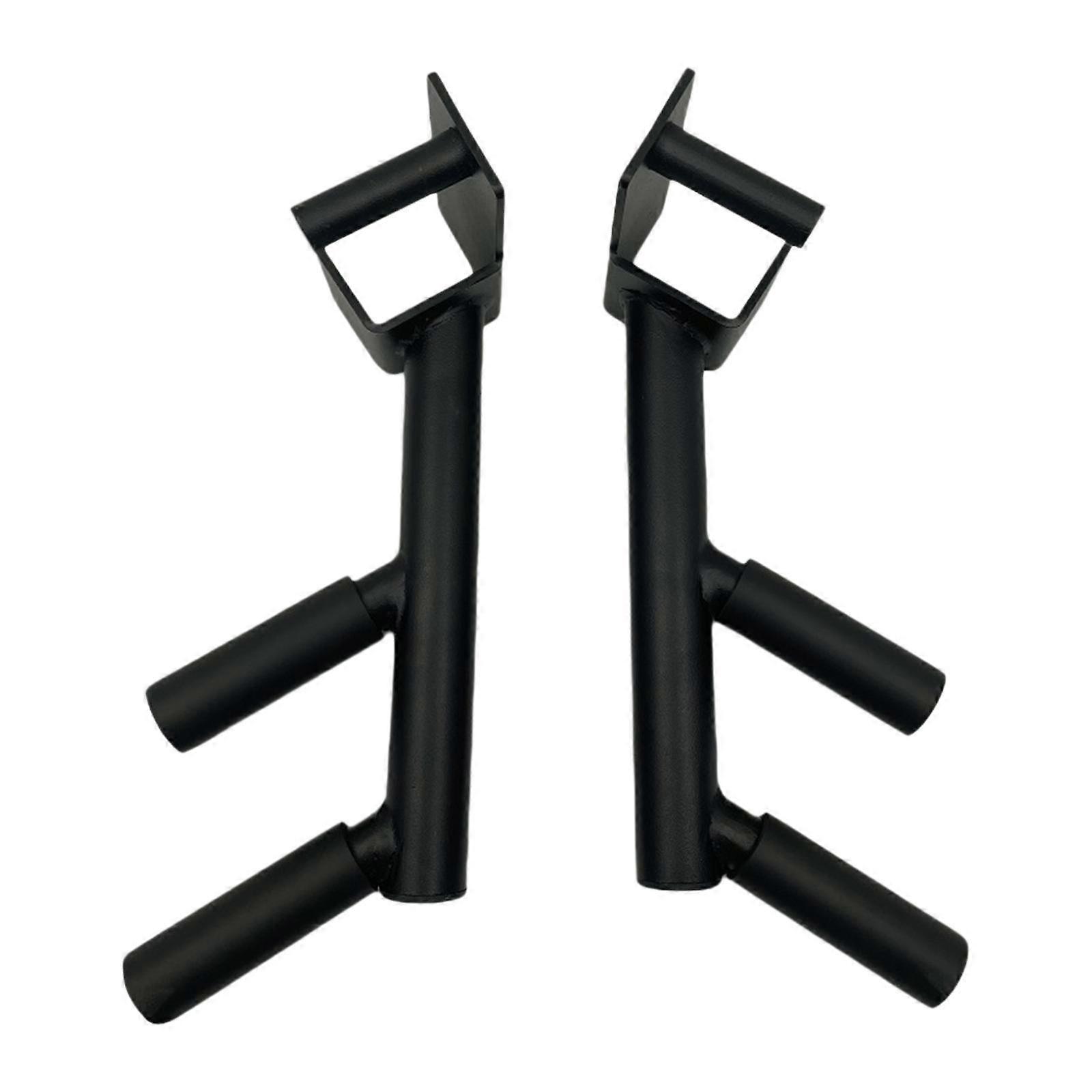 2 Adet Fitness Dips Barlar Ataşmanları Sapları Squat Rack Dips için Kolları 16mm yukarı çekin