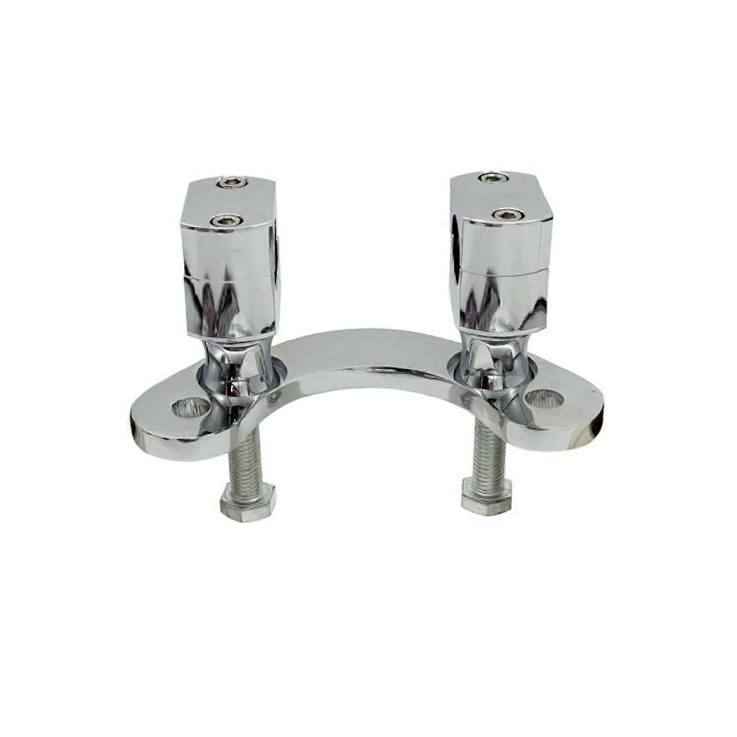 Springer Front End Handlebar Converter 4.75 to 3.5 &amp; 1 Handlebar Riser Clamp Fit Harley