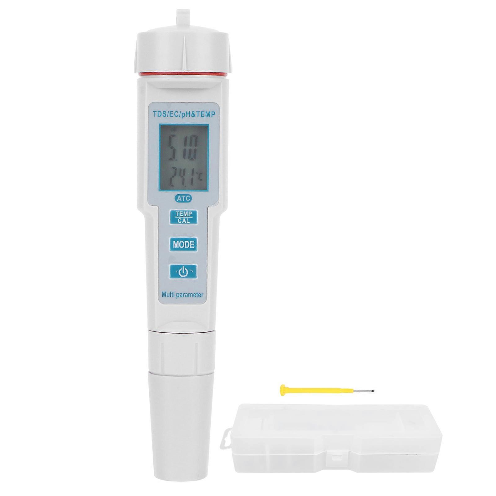 4 in 1 Water Quality Test Pen PH/EC/TDS/TEMP Tester for Swimming Pool Drinking Water Laboratory NO.3772