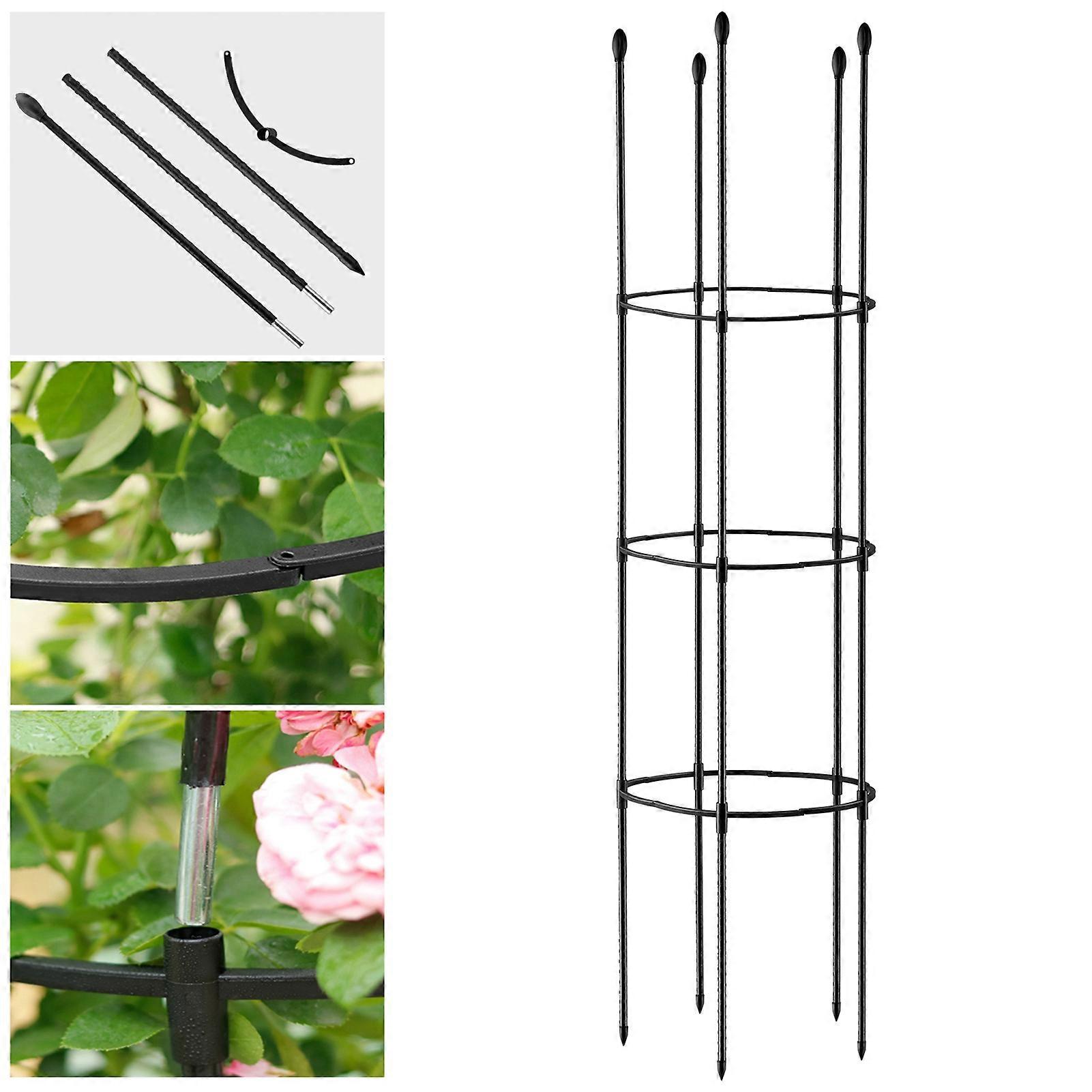 Patchwork Gardening Plant Trellis Plant Support Set Conical Shaped Wire Cage
