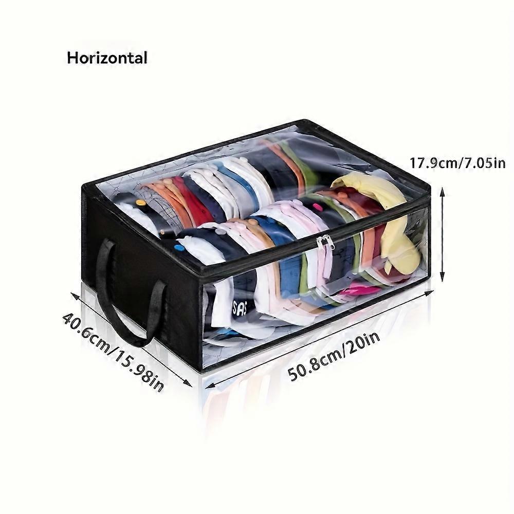 Extra Large Storage Organizer Bag - Durable, Foldable Design for Clothes, Hats & Accessories - Space-Saving, Handy Carry Handle - Perfect for Travel &