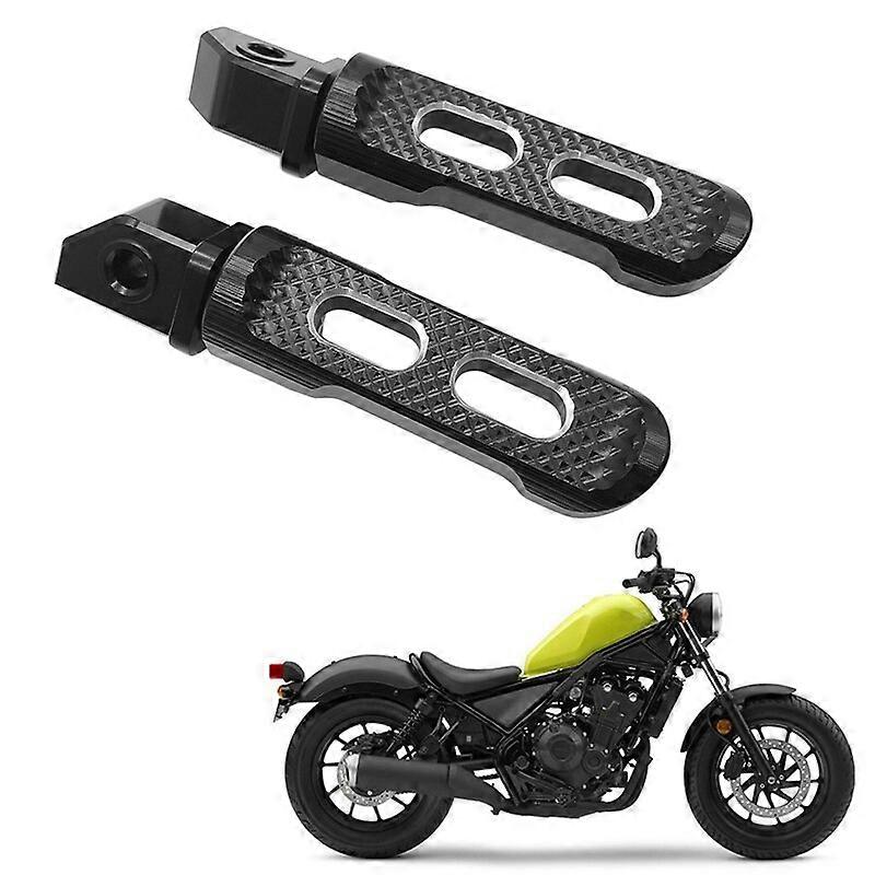 thumbnail interactive-video image 1 of HIYOYO Motorcycle Rear Passenger Footrest Black Rear... 1 of 11