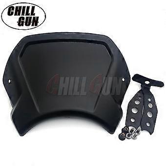 Pare-brise Moto Saute-vent Pour Yamaha XSR900 (2016-2021) – Aluminium CNC – Design Moderne Noir