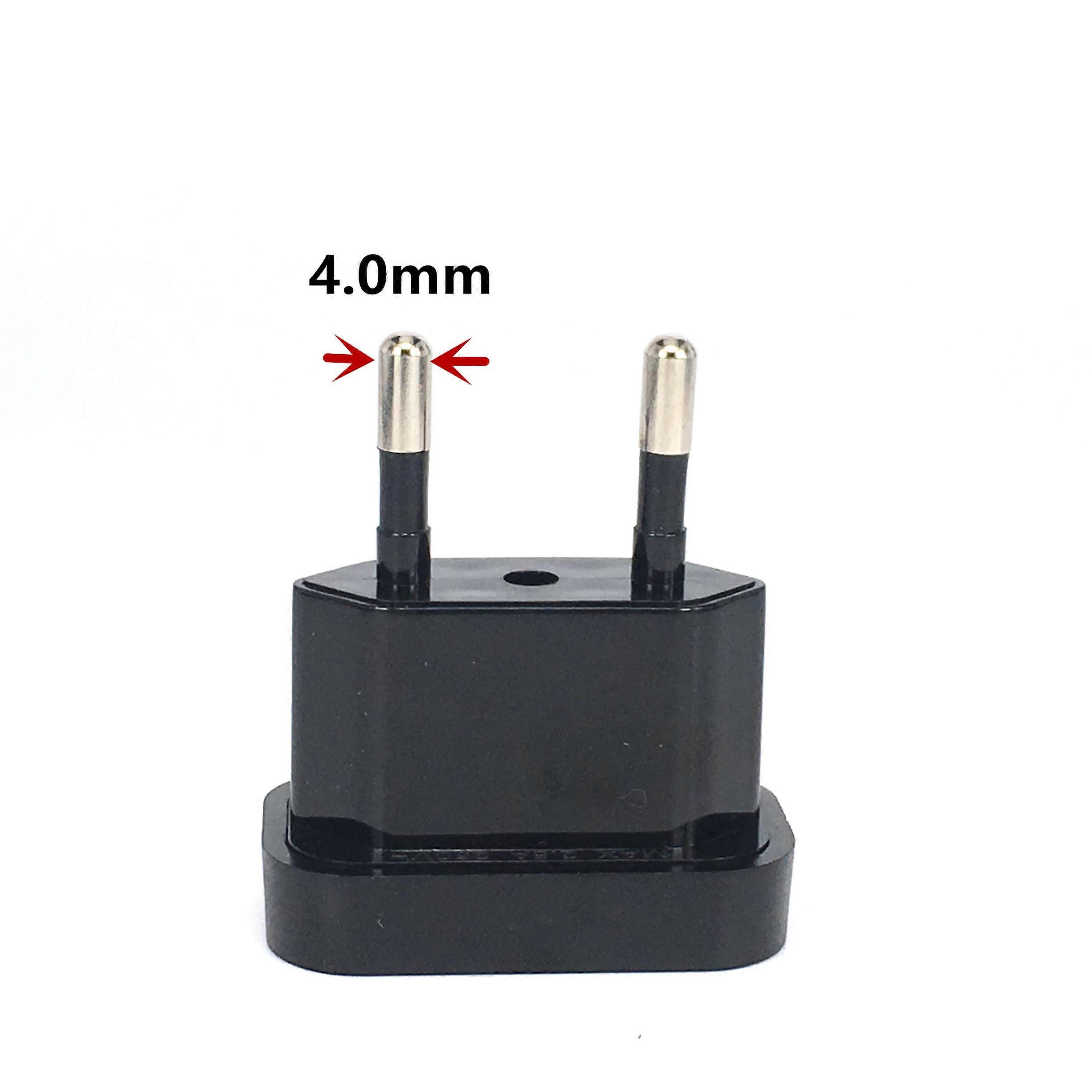 Adapter för EU-strömkontakt, US till EU-omvandlare, reseadapter, euroströmkontakt, vägguttag, strömgrotta