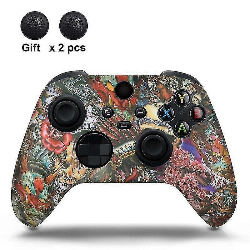 Soft Silicone Case For Xbox Series X/s Controller Protective Skin Gamepad Rubber Skin Thumb Grips Cap Joystick Cover Shell