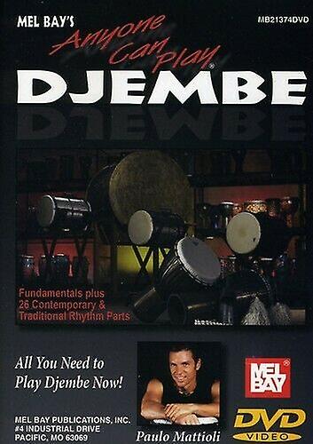 Anyone Can Play Djembe DVD Paulo Mattioli cert E - Region 2