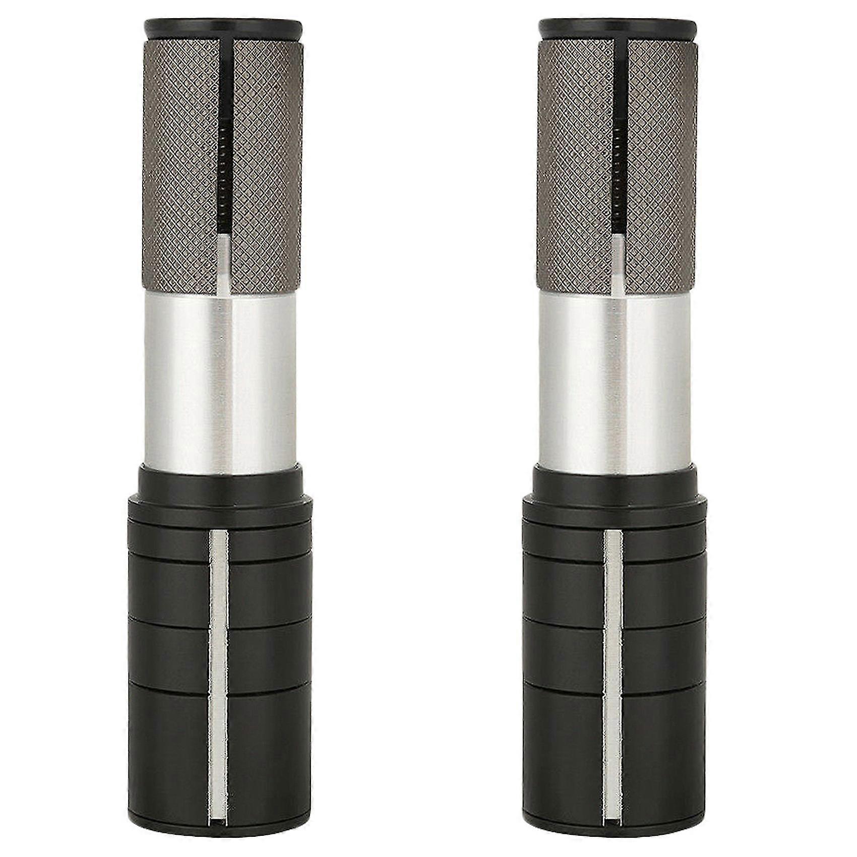 2x Bicycle Fork Stem Extender Bike Handlebar Stem Riser Rise Up Extender