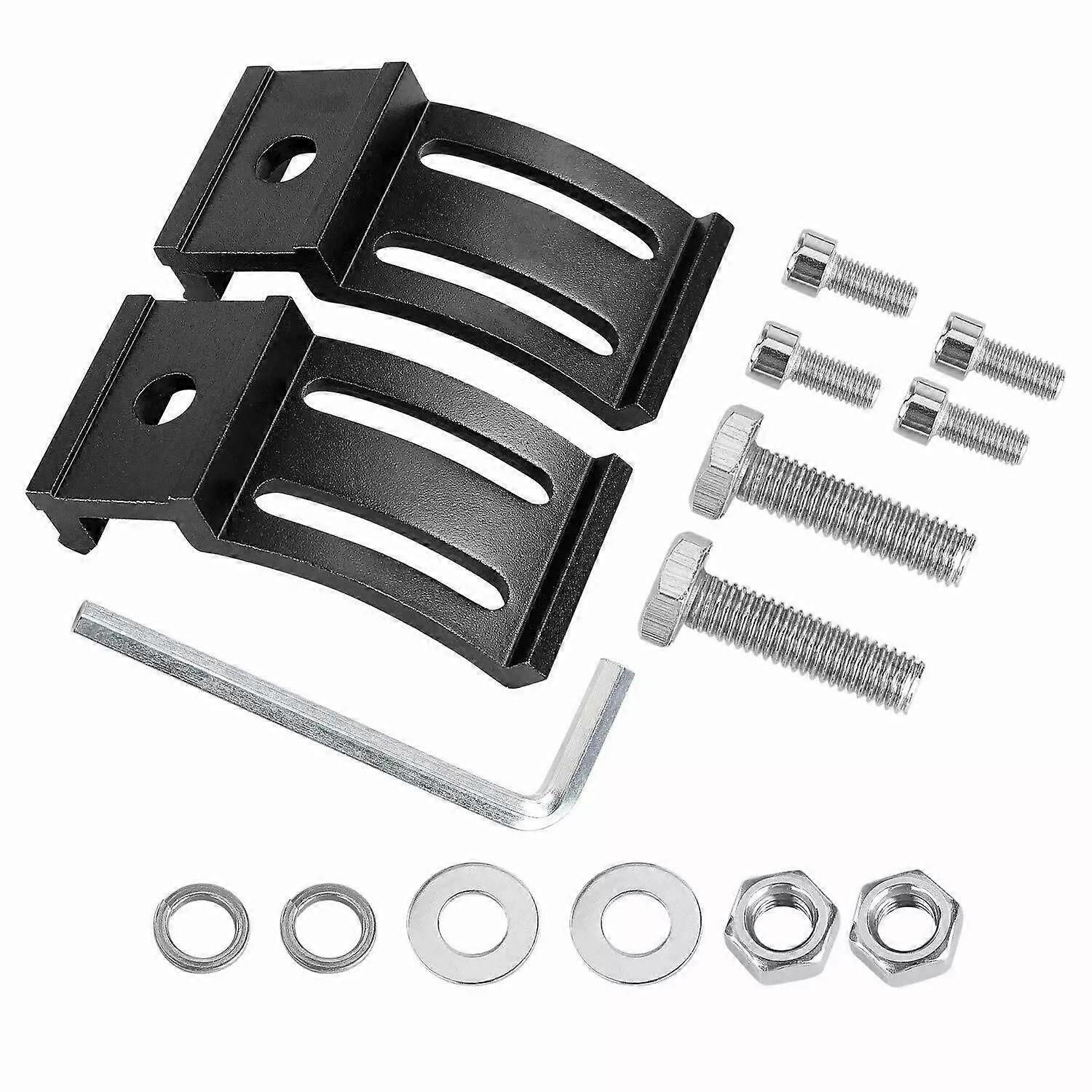 2X Mounting Brackets Rotating Slide HolderLED Cube Pods Work Light Bar Universal