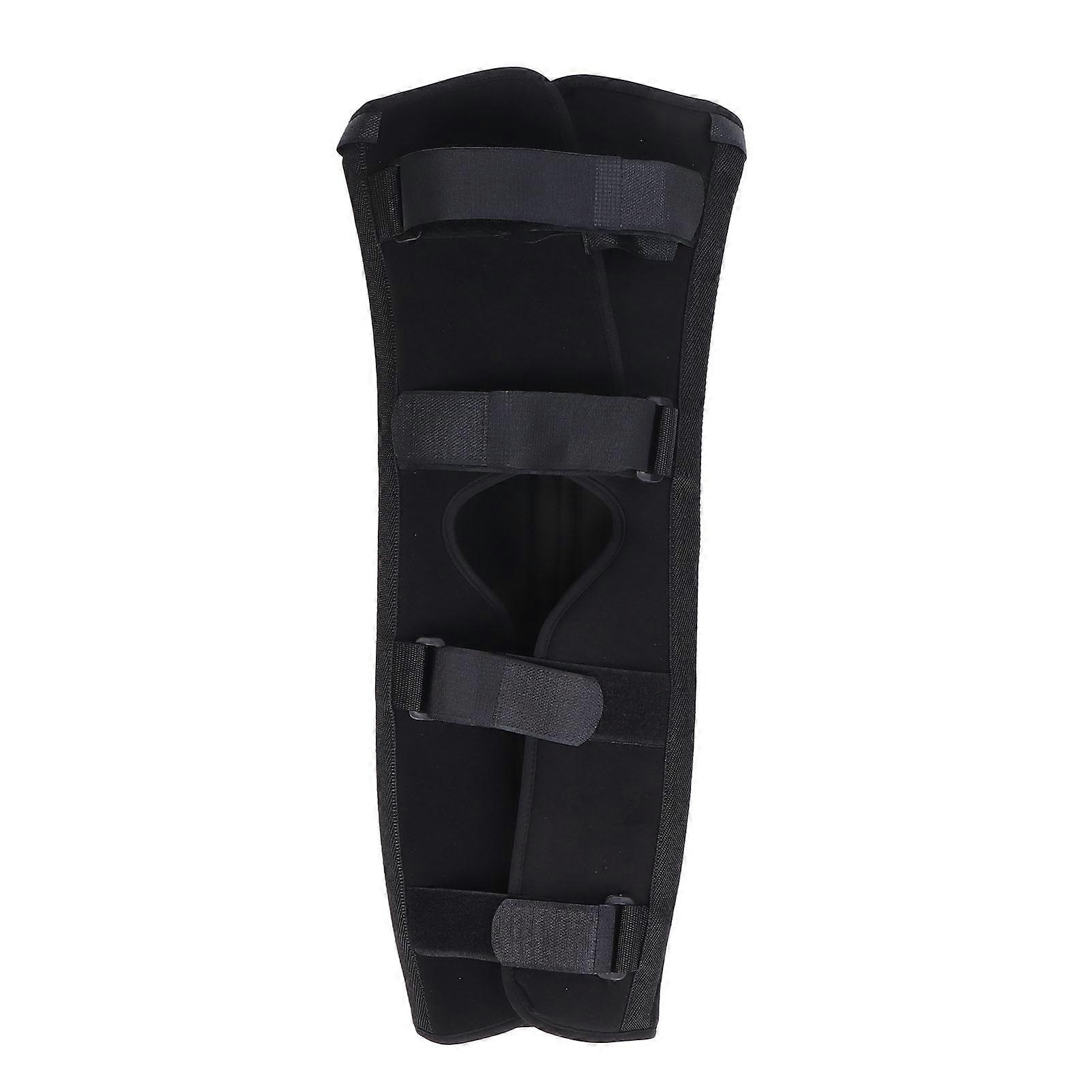 Knee Immobilizer Strong Comfortable Support Practical Knee Splint Brace with Four Adjustable StrapsM