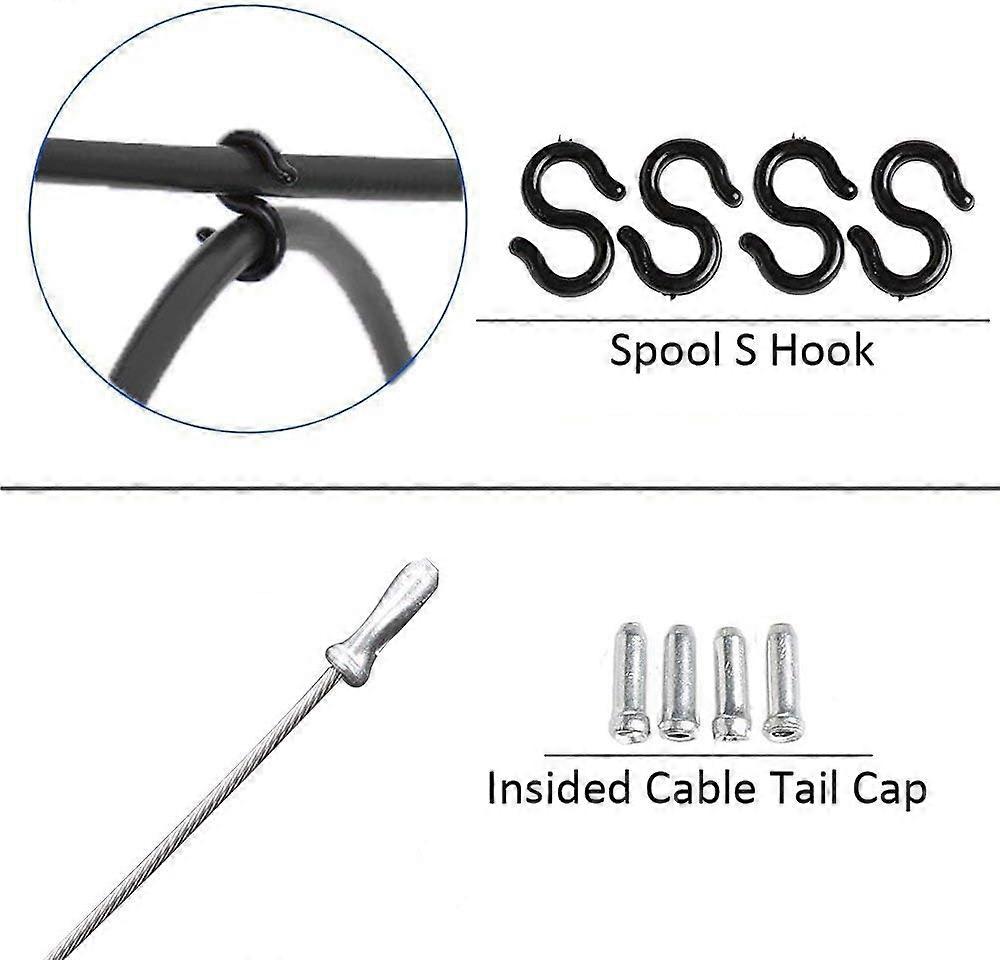 Universal Shift Cable Kit And Stainless Steel Bike Case