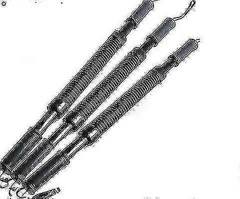Spring Arm Strength Hand Gripper Power Twister Bar Heavy 30kg(black)