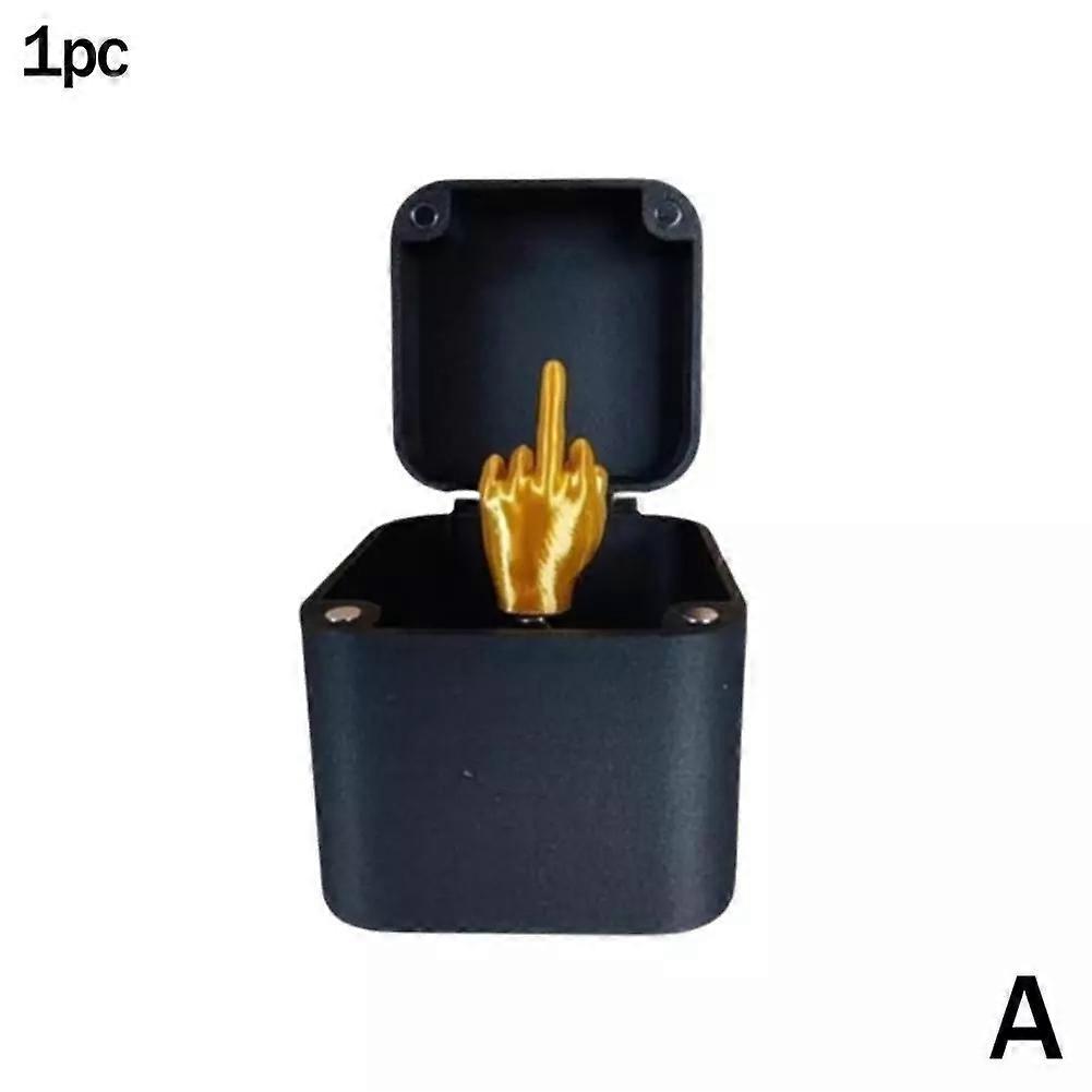 Mittelfinger Überraschung Geschenkbox, perfekte Parodie Hand Streich Geschenk mit Box für Erwachsene