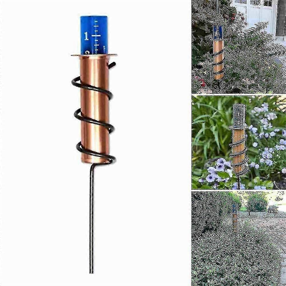 Rain Gauge Copper Accurate Floating Rain Gauge For Yard Garden