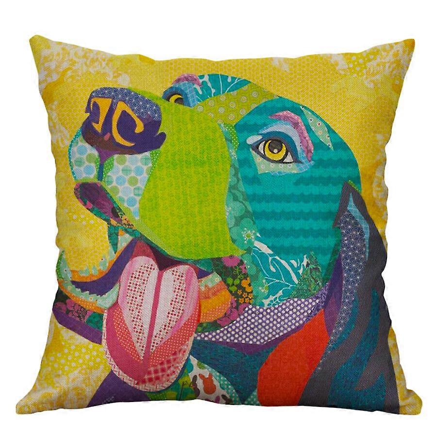 Vintagリーフプリント枕カバーコットンリネンかわいいソファクッションカバー家の装飾デザイン1767jpjcjh