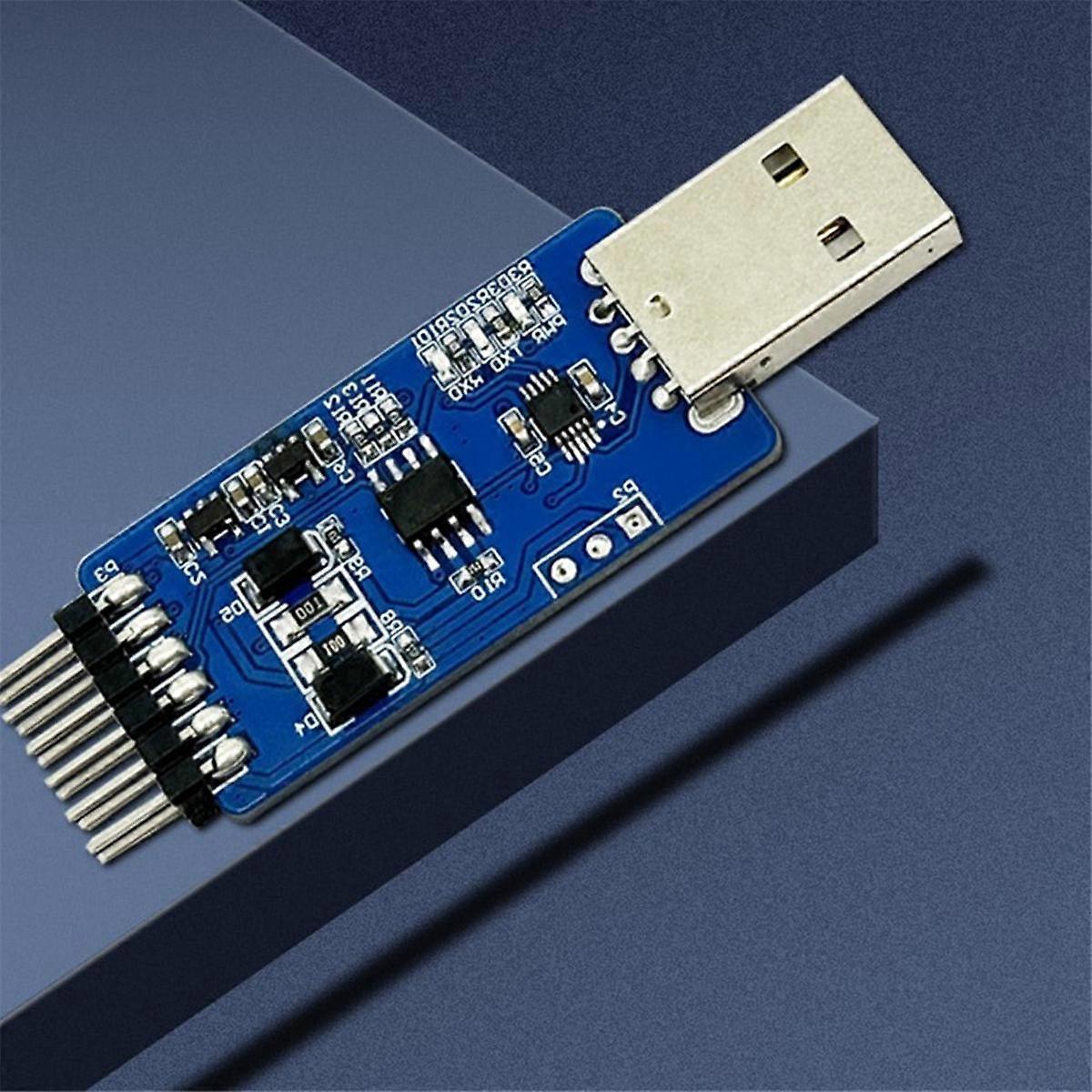 5Pcs Dual Voltage Conversion Module USB to TTL to RS485 Communication Conversion Module CH340E SP48