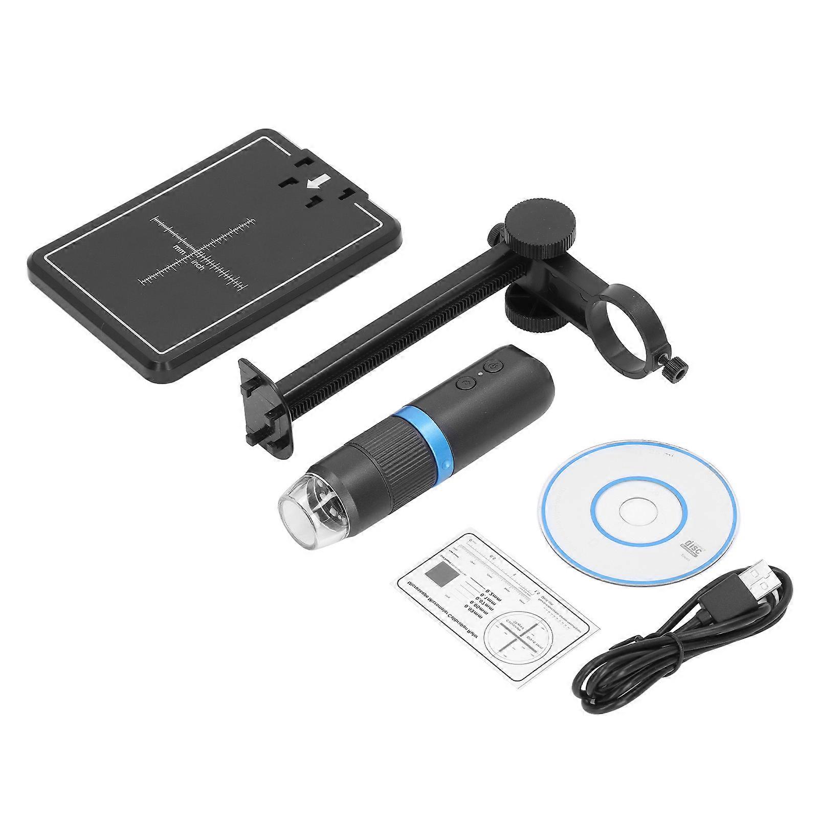 For Electron Microscope 50X?1000X WiFi Digital Microscope with Adjustable LED Light for Students