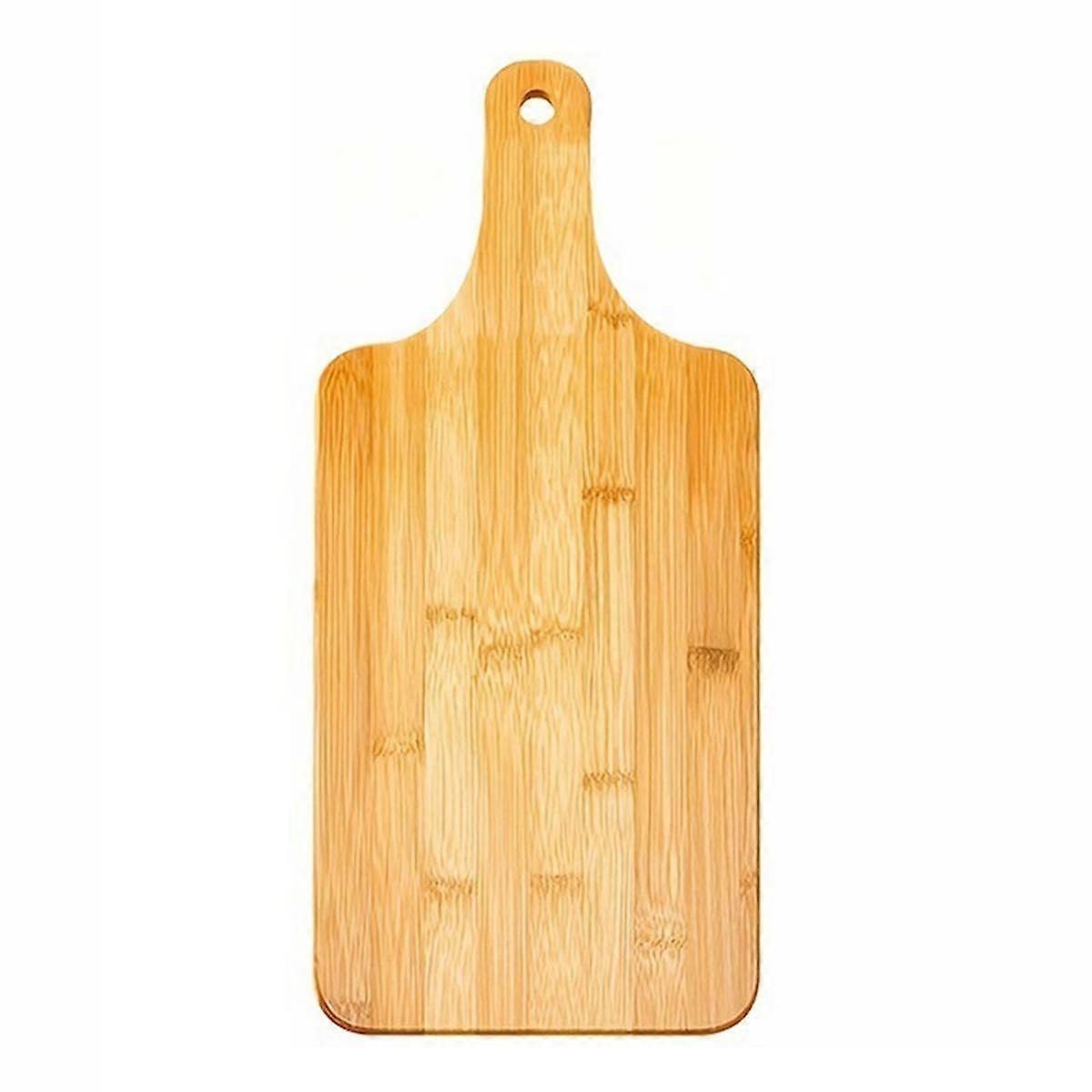 Tabla de cortar de bambú con mango Tabla de servir de bambú de madera Tablas de cortar de cocina para pizza Vege