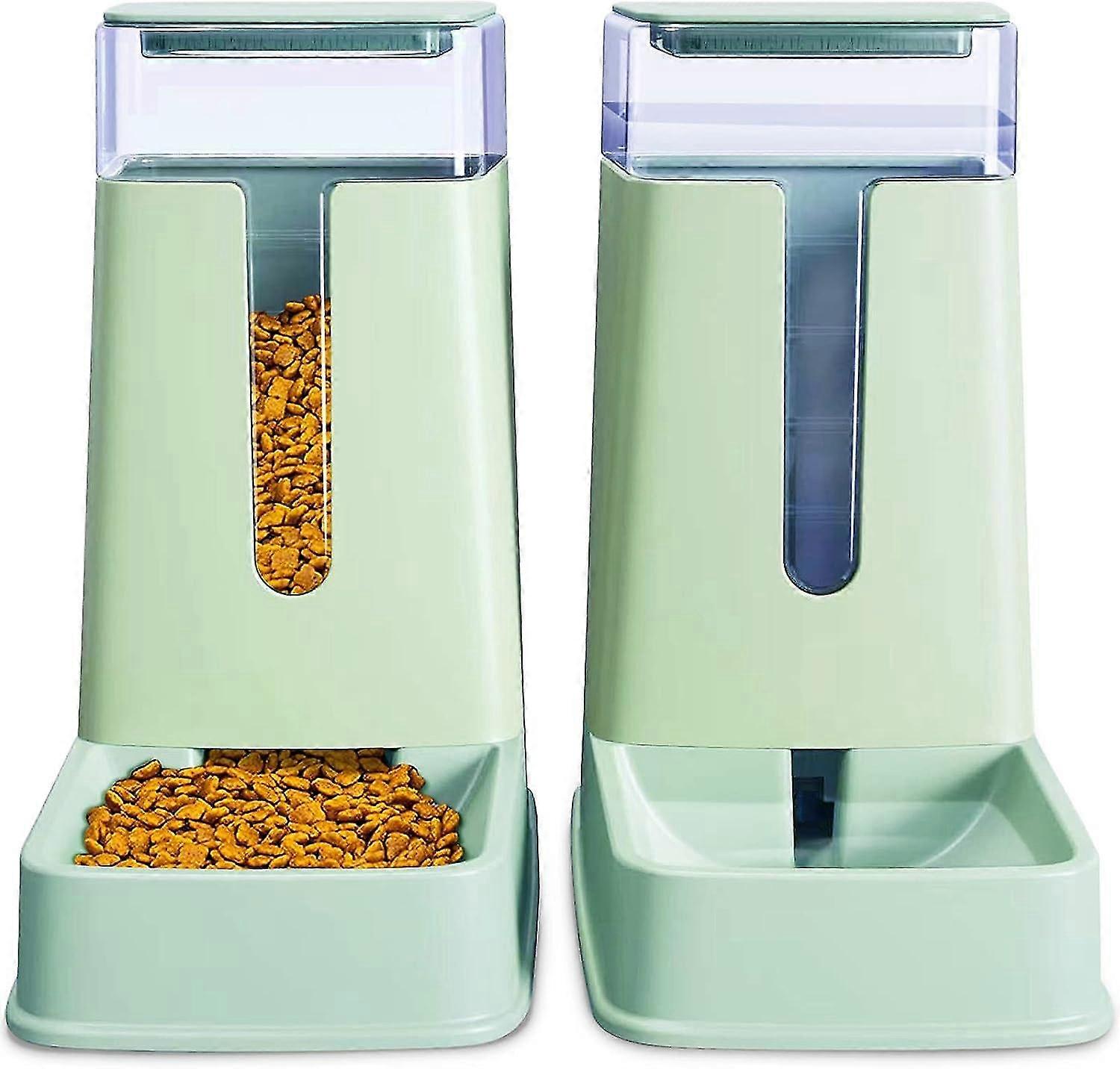 Automatic Dog Feeder And Water Dispenser (green)