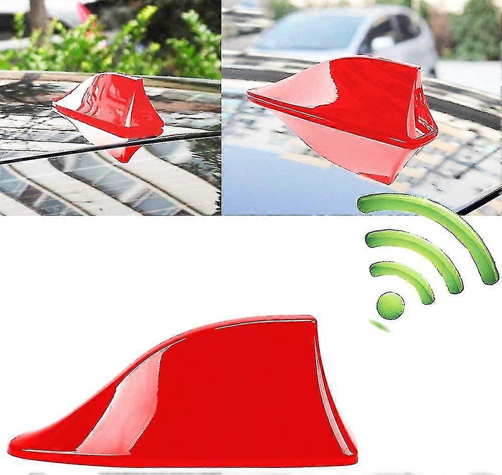 Car Shark Fin, Shark Antenna Universal Waterproof Car Roof Radio Antenna Fm Radio Antenna