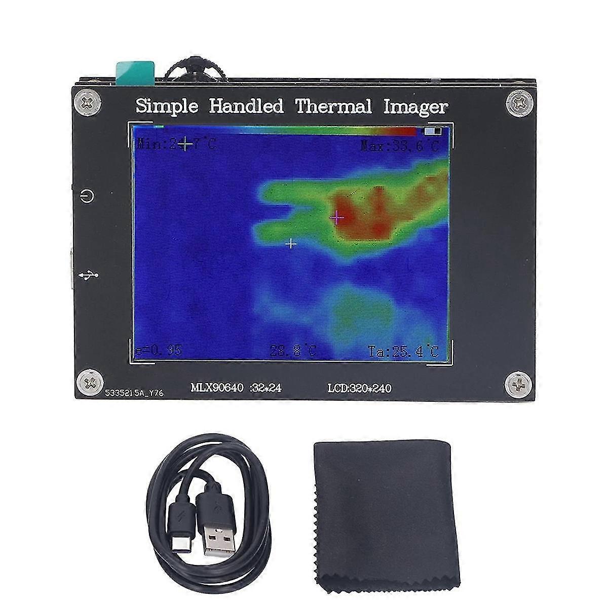 מצלמת הדמיה תרמית מקצועית עם מסך 3.2 אינץ', מצלמת הדמיה תרמית אינפרא אדום ידנית רב תכליתית