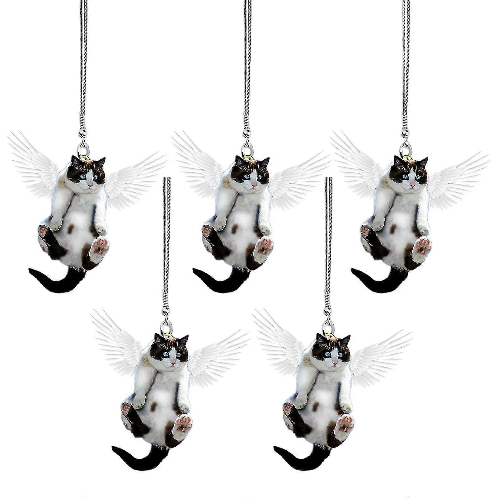 カラフルなかわいい猫の車ハンギングオーナメント -バルーンハンギング装飾ホット