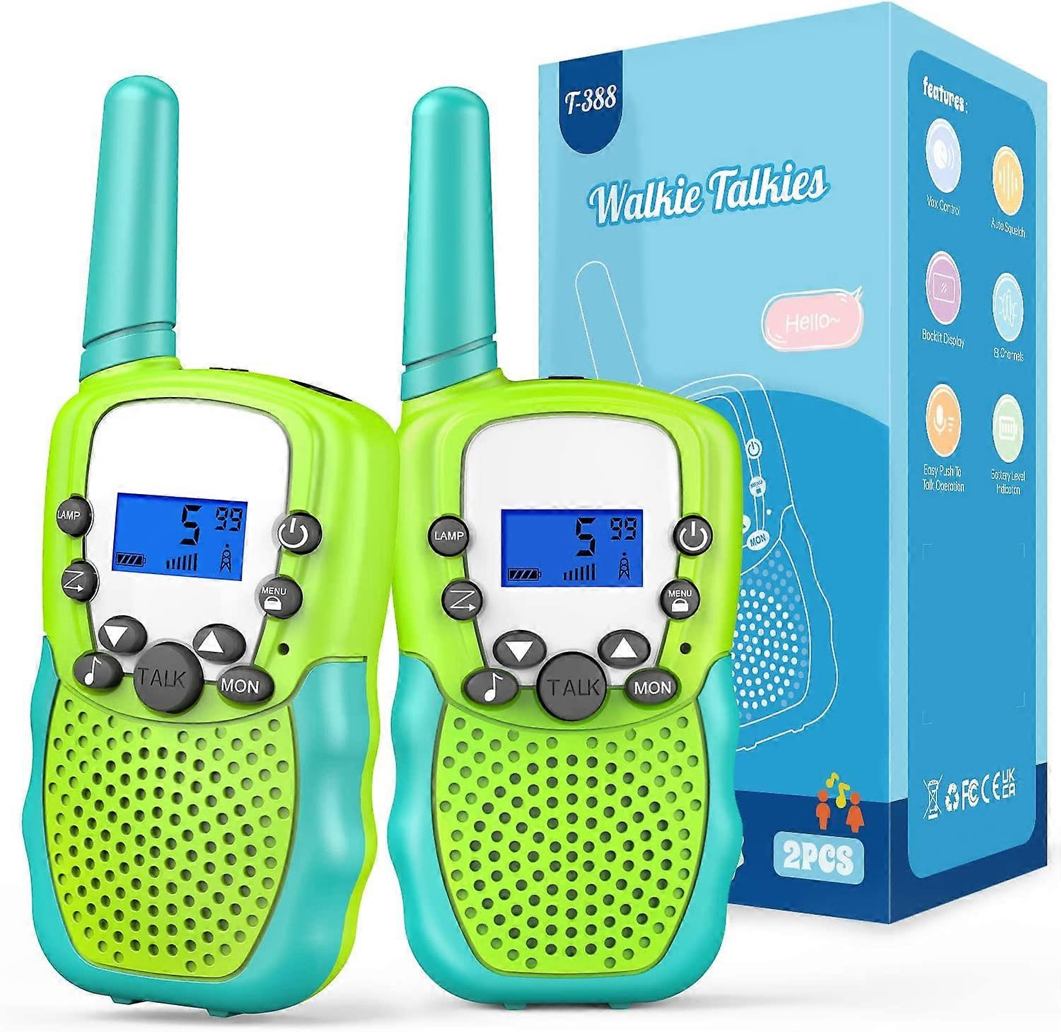 Selieve Toys for 3-12 Year Old Boys Girls Walkie Talkies for Kids 22 Channels 2 Way Radio Toy with Backlit LCD Flashlight 3 Miles Range for Outside