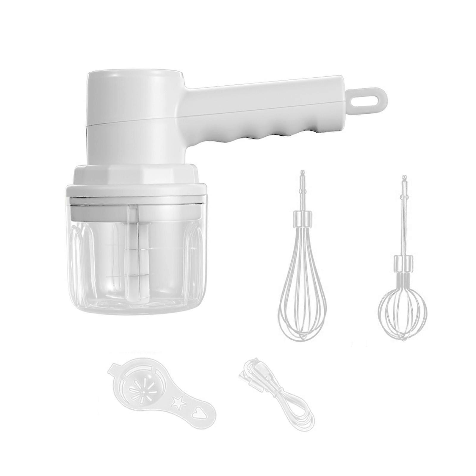 Wireless Portable Electric Garlic Masher USB Egg Beater Whisk Automatic Mixer