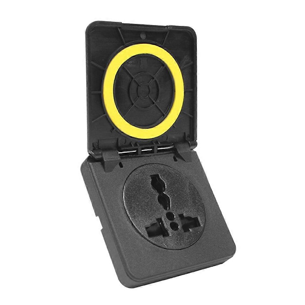 Wall Socket With Flip Cover 10A Power Inlet RV Motorhome 250V Electrical Socket