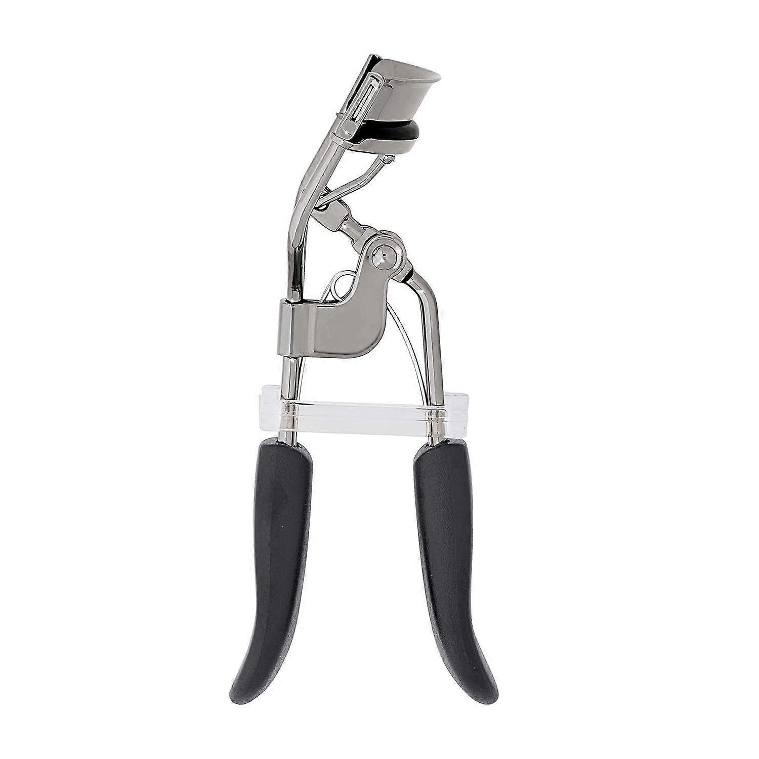 1 pcs Eyelash Curler, Strong, Contoured, Eye-Opening, Voluminous Lashes, Includes Additional Rubber Replacement Pad, Silver