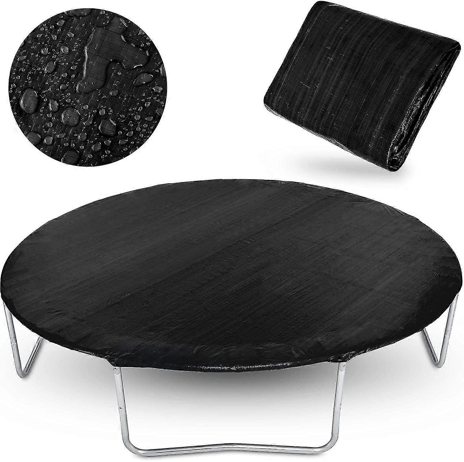 Trampolinskydd Vattentätt, rivsäkert och uv-resistent lock, väderskydd 244 cm