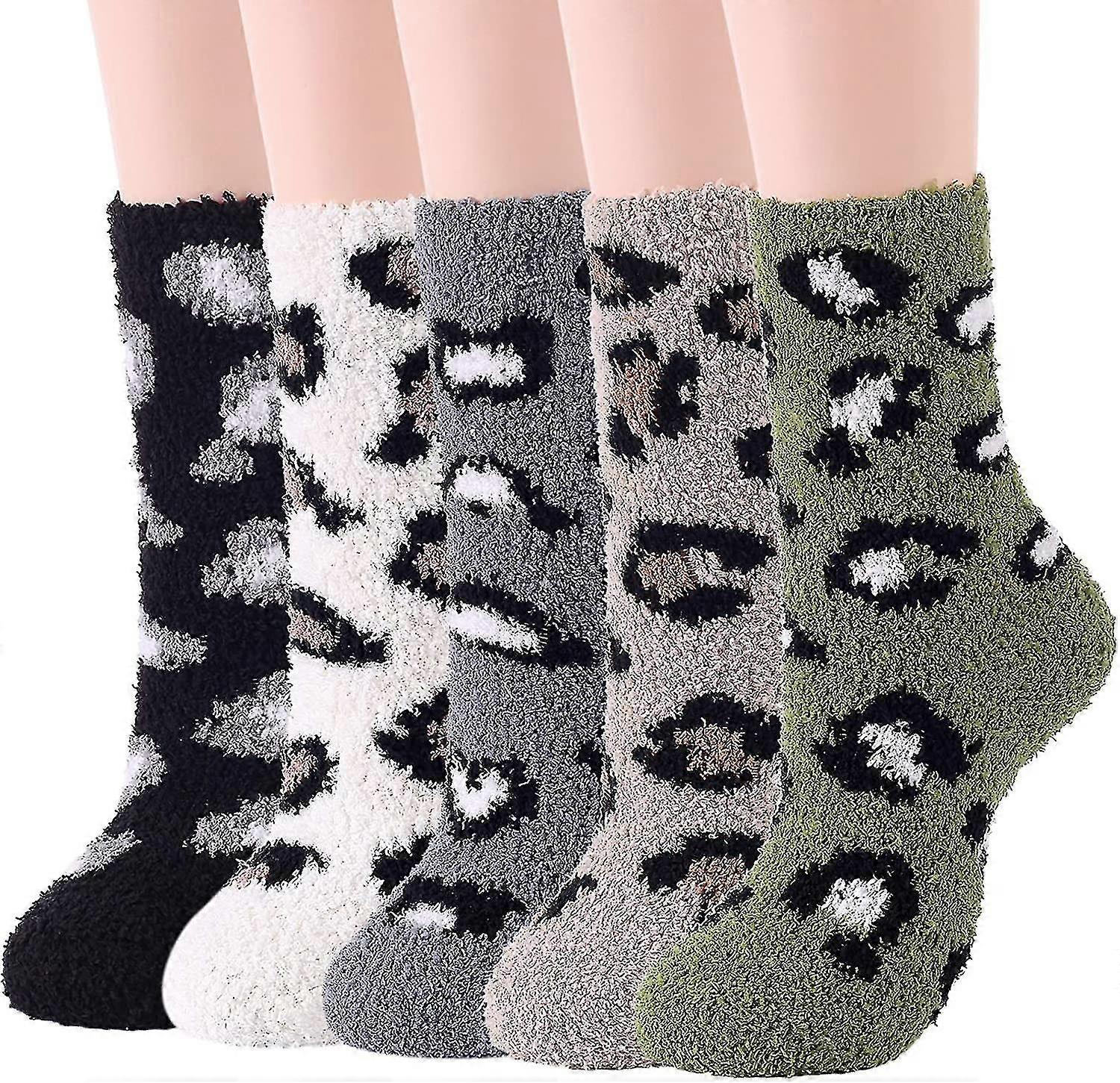 Womens Socks Warm Slipper Socks Winter Fluffy Socks Cozy Socks Athletic Fleece