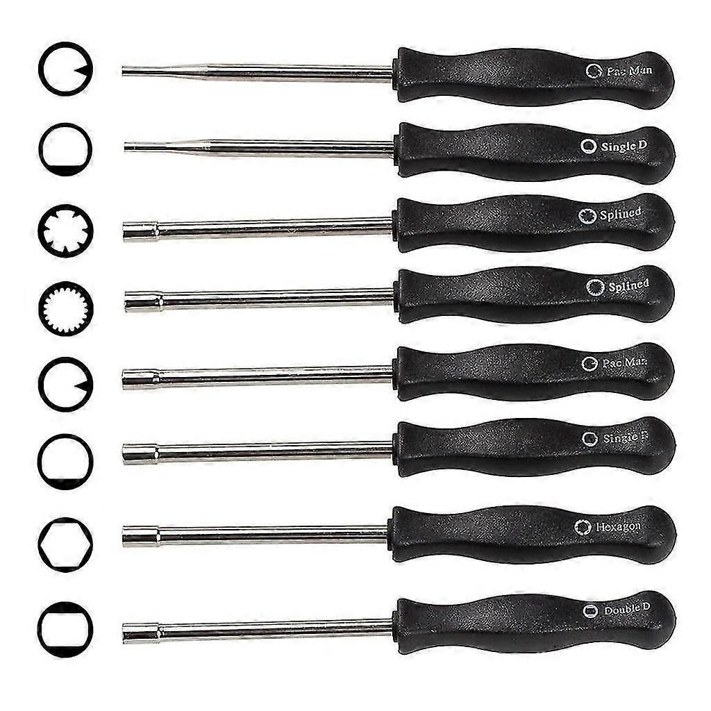 8 PCS Different Carburetor Screwdrivers, Carburetor Adjustment Tool Set Carburetor Adjustment For 2 Cycle Engines-B54-B54
