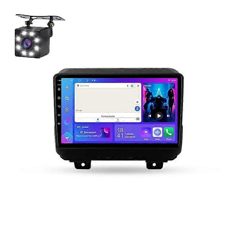 For Jeep Wrangler 4 JL 2018-2019 Car Radio Multimedia Video WIFI Navigation GPS