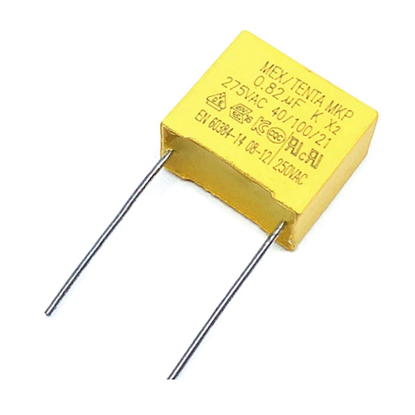 Safety Capacitor 0.47uf 0.22uf 0.33uf 0.82 0.68 275v474k X2 Mkp 15mm Pin Pitch