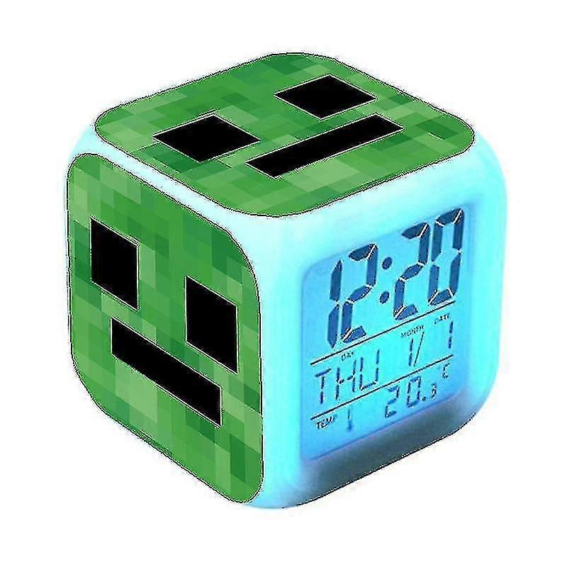 Color Changing Alarm Clock Night Light