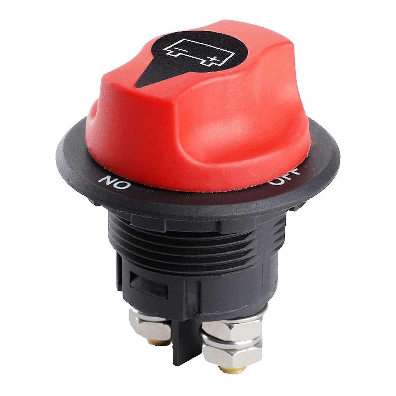 Battery Disconnect Switch 12-48 V Battery Master Cut Shut Off Isolator Switch Max. 32V DC 100A Cont 150A INT ON-Off Power Battery Switches for Car Off