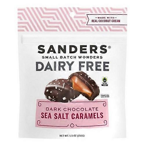 Sanders Caramel Dark Chocolate Dairy Free ,5.5 Oz(Case Of 6)