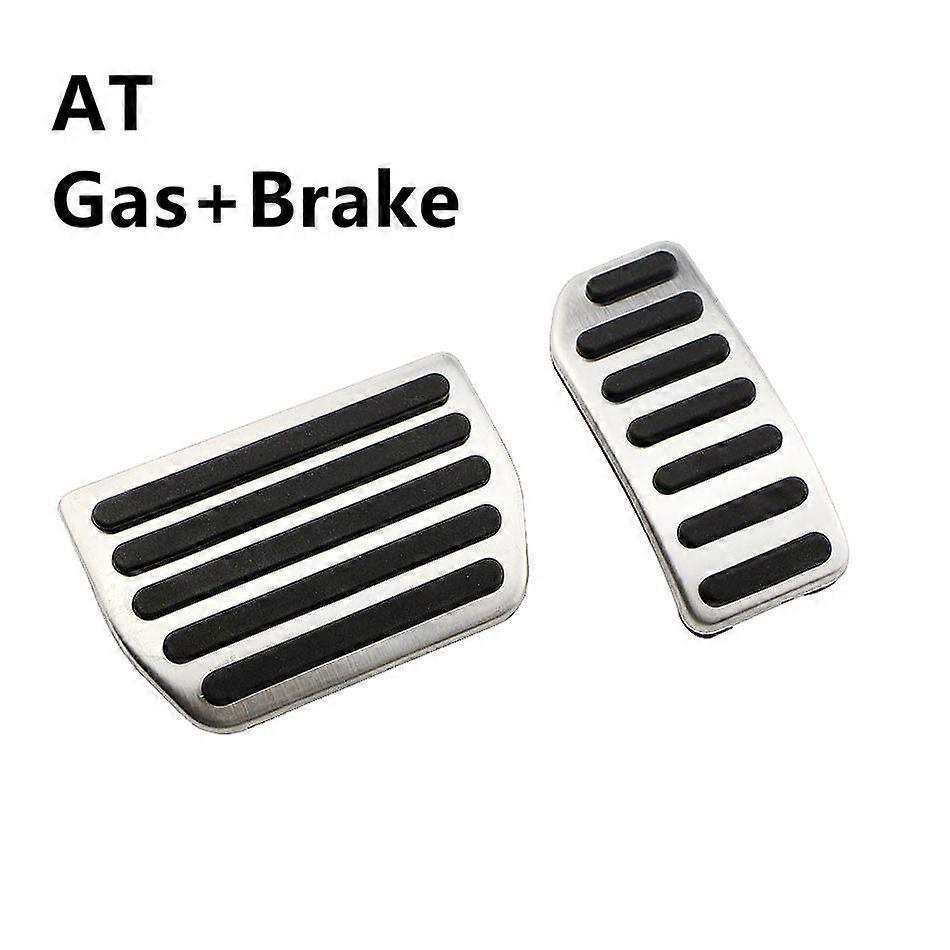Auto Pedal Cover Stainless Steel NO Drill Fuel Accelerator Brake Pedal For Volvo S60 S60L S80 S80L V60 XC60 XC70 V70 Auto Accessories