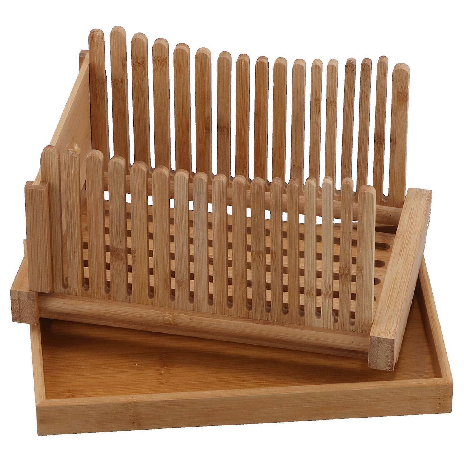 Bread Cutter Board Adjustable Foldable Homemade Bread Cutting Board