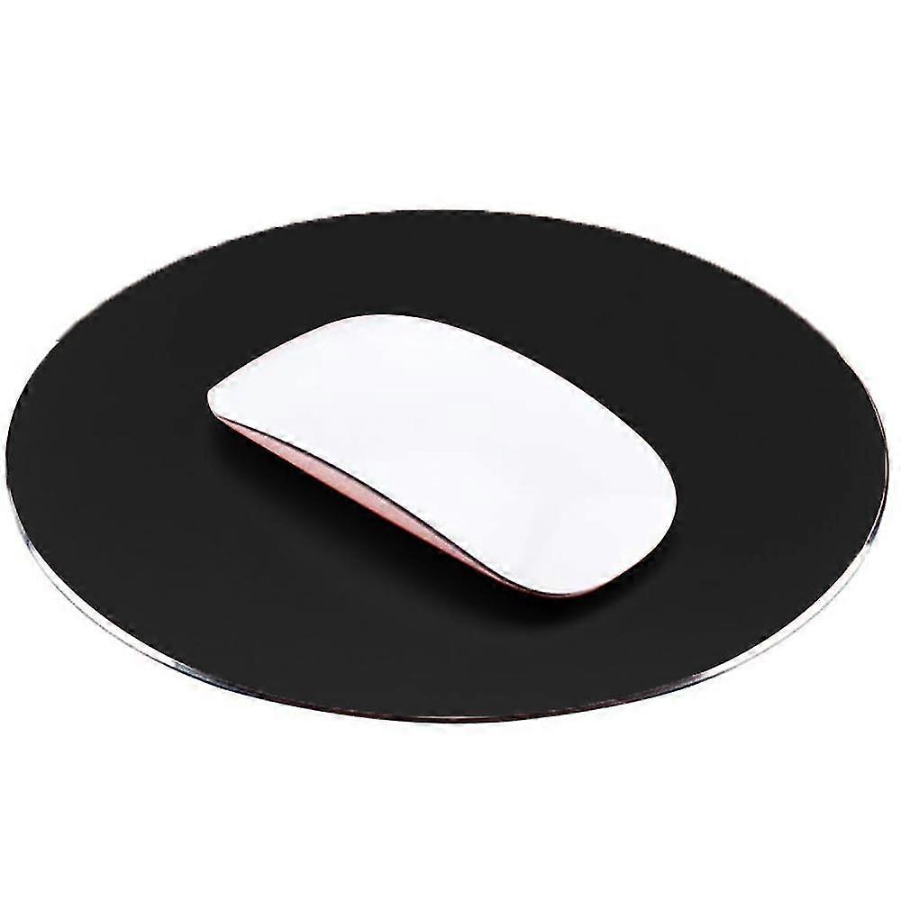 office thin hard mouse mat leather surface double side precision mouse